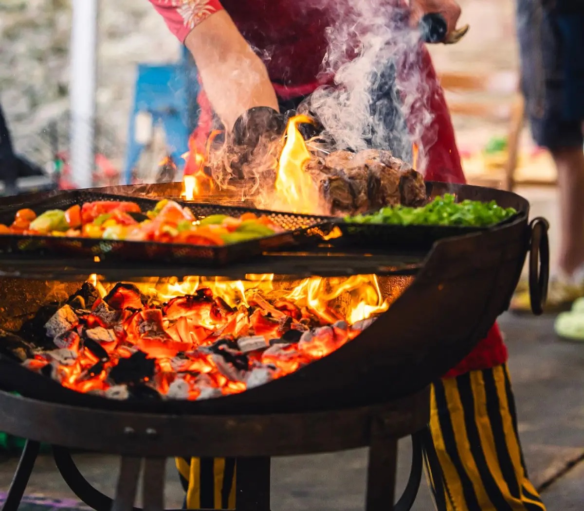 Why is Kadai the Best Barbecue to Use on a Fire Stage?